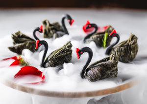 Swan Dumpling with Black Pepper Duck Meat